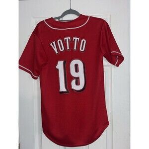 Cincinnati Reds Joey Votto #19 Majestic MLB Jersey – Size Small – Authentic